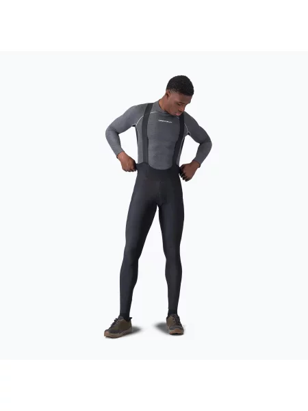 Pantaloni de ciclism pentru bărbați Castelli Unlimited Bibtight black negru