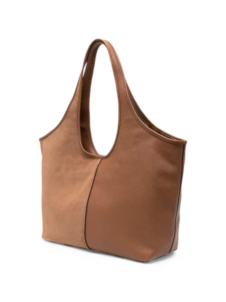 Geantă shopper Michael Kors din piele maro