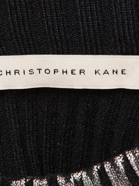 Rochie midi Christopher Kane până la genunchi de costum gri