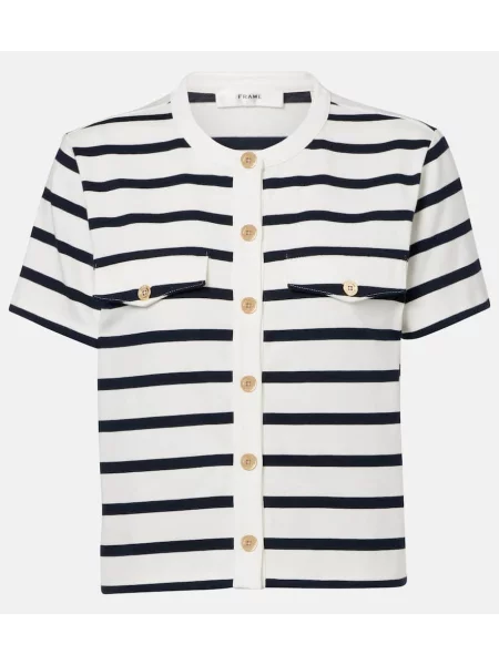 Top Frame cu dungi negru