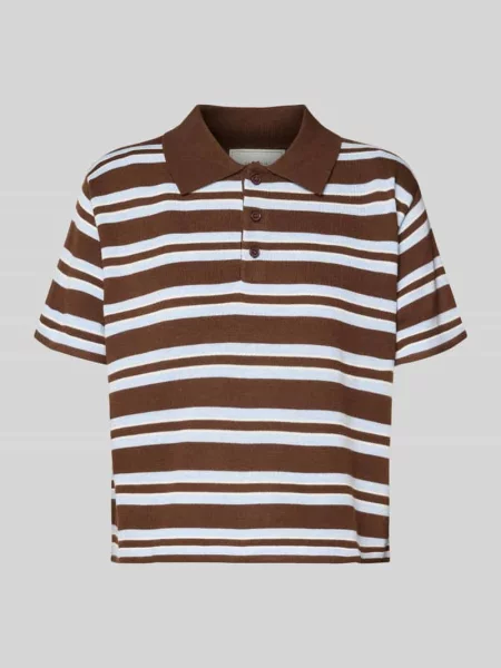 Koszulka polo o kroju regular fit z dodatkiem wełny model „Mulann” Neo Noir