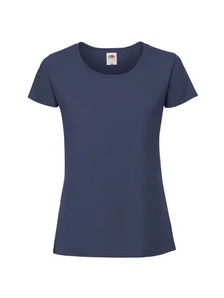 Koszulka Iconic Premium Ringspun Cotton T-shirt niebieska