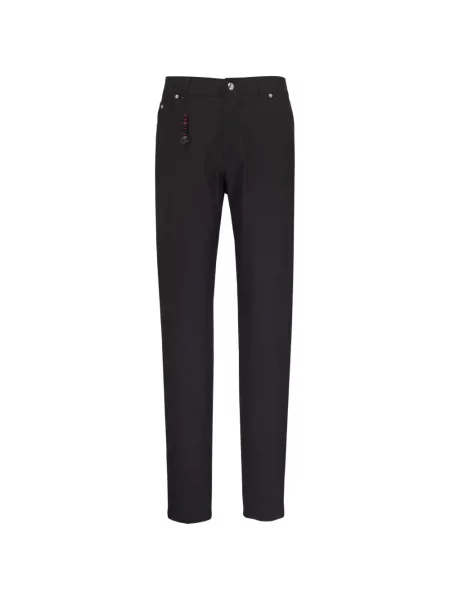 Pantaloni Marco Pescarolo de flanelă negru