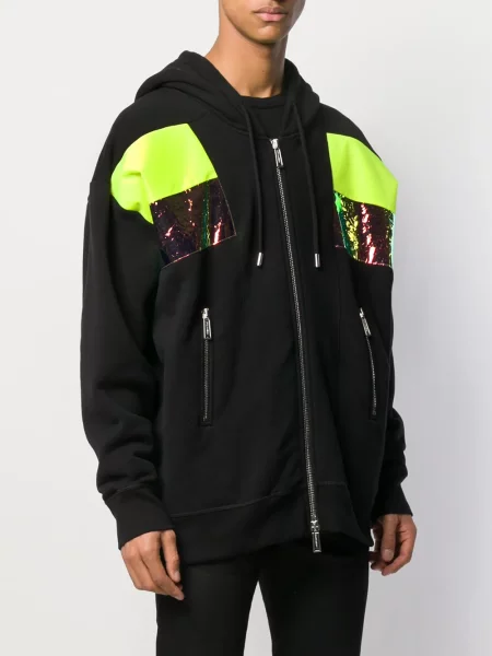 Hanorac cu glugă Dsquared2 negru