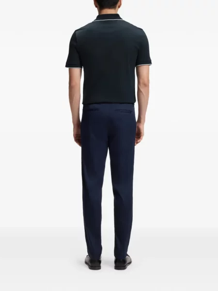 Tricou polo Boss albastru