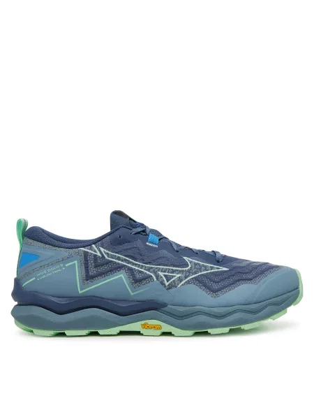 Кросівки для бігу Mizuno Wave Daichi 9 vintage indigo/neo mint/citade сірі