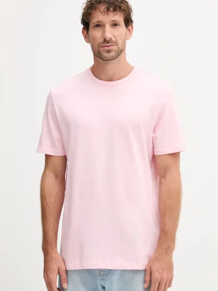 Тениска Calvin Klein Jeans с изчистен дизайн синьо