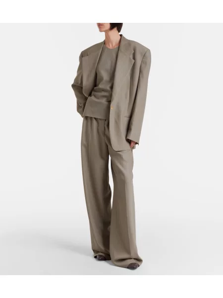 Geacă Calvin Klein Collection de lână gri