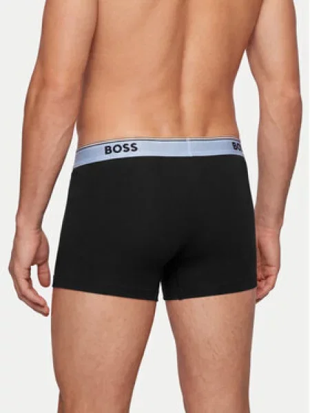 BOSS Boksarice Power temno siva / temno zelena / črna bela