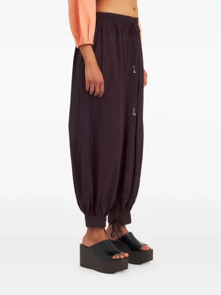 Pantaloni Antik Batik cu cordon violet
