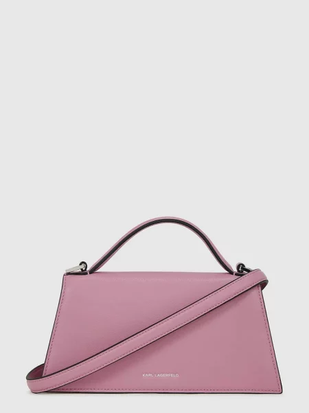 Шкіряна сумочка Karl Lagerfeld червоний