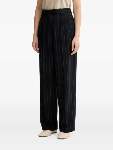 Pantaloni Rag & Bone cu dungi negru
