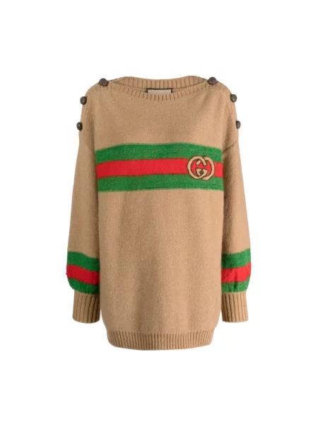 Sweter Gucci brązowy