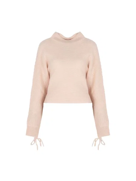 Sweter Patrizia Pepe elegancki beżowy