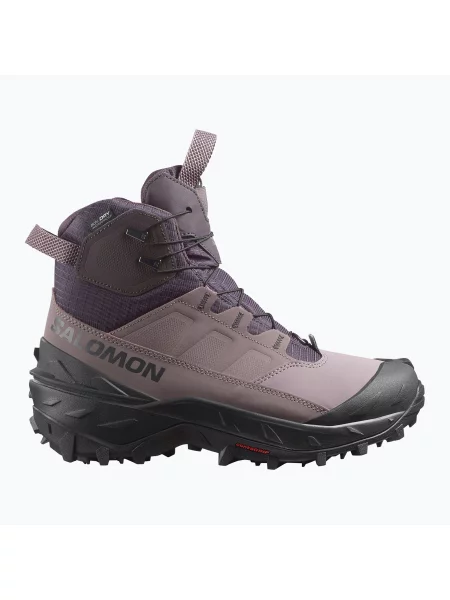 Дамски обувки за трекинг Salomon Crosstrak Powder WP nine iron/shark виолетово