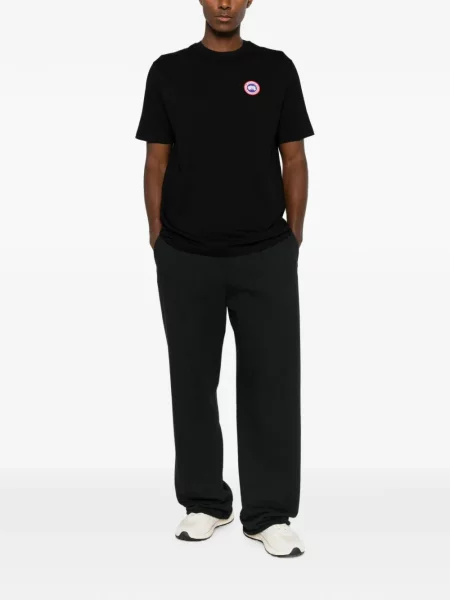 Tricou Canada Goose cu autograf negru