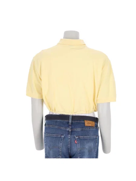 Polo z krótkim rękawem Upcycling Polo Ralph Lauren żółta