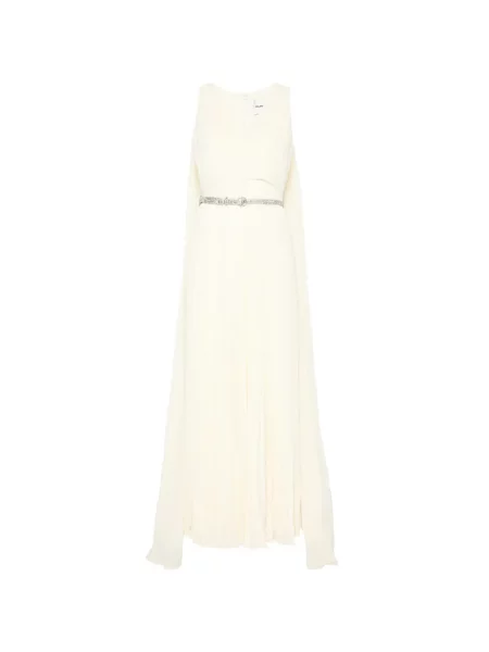 Rochie Roland Mouret cu decolteu în V plisată de costum