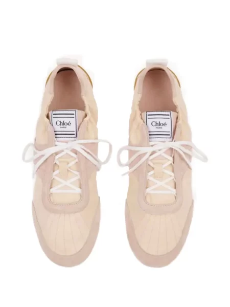 Sneakerși Chloé din piele de căprioară