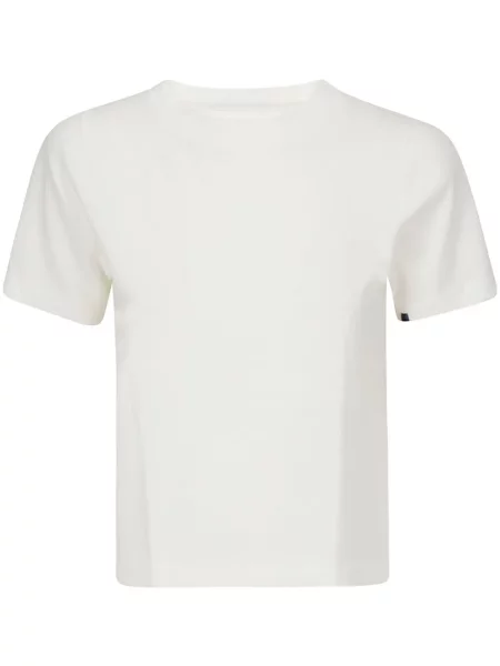 Tricou Extreme Cashmere din cașmir alb