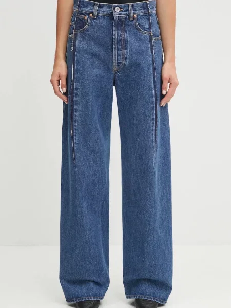 VETEMENTS jeans Cut Reconstructed high waist