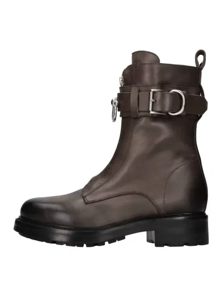 Buty do kostki Strategia skórzane brązowe
