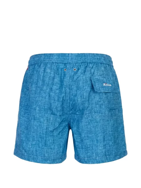 Slip de baie Kiton cu imagine albastru