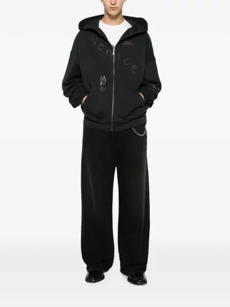 Hoodie Palm Angels με σχέδιο μαύρο