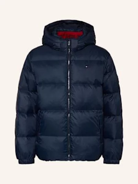 Tommy Hilfiger Kurtka Puchowa blau granatowa