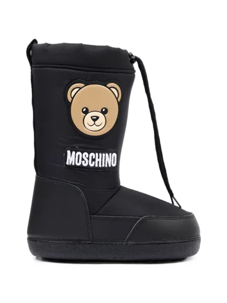 Botki dziecięce Moschino czarne