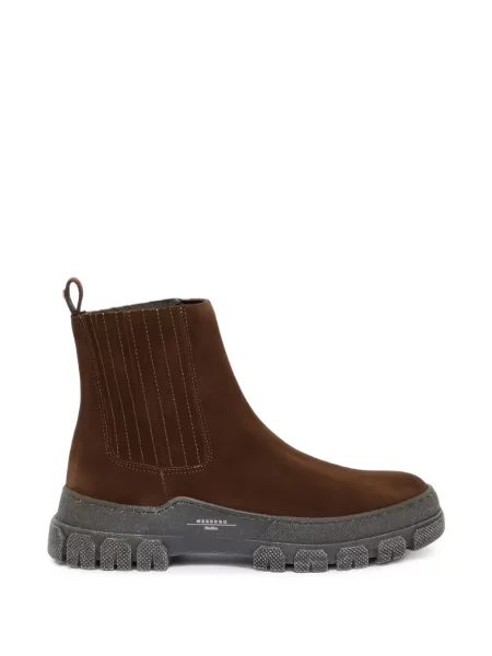Botine Weekend Max Mara din piele de căprioară chunky maro