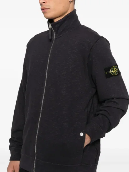 Hanorac Stone Island cu strasuri negru