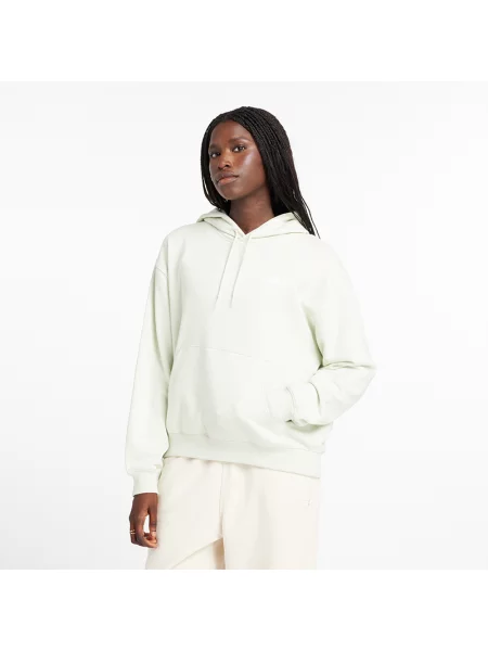 Mikina New Balance French Terry Small Logo Hoodie natural mint