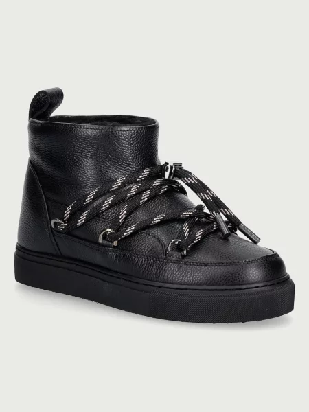 INUIKII Bocanci FULL LEATHER GLOSS | piele negru