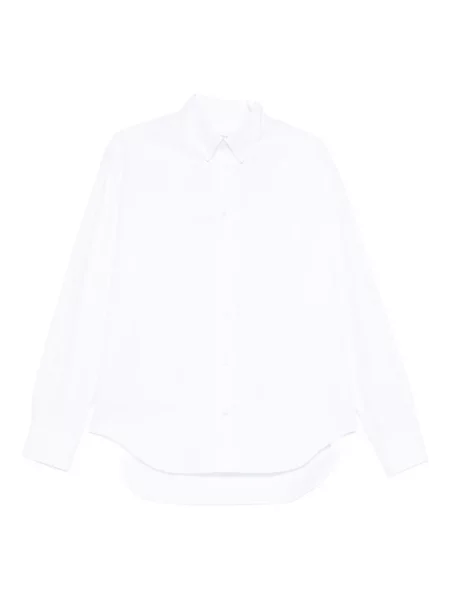 Keprová košile Maison Kitsuné bílá