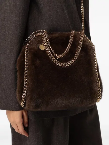 Geantă shopper Stella Mccartney maro