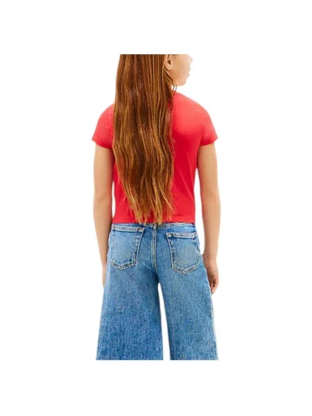 Tricou copii Tommy Hilfiger roz
