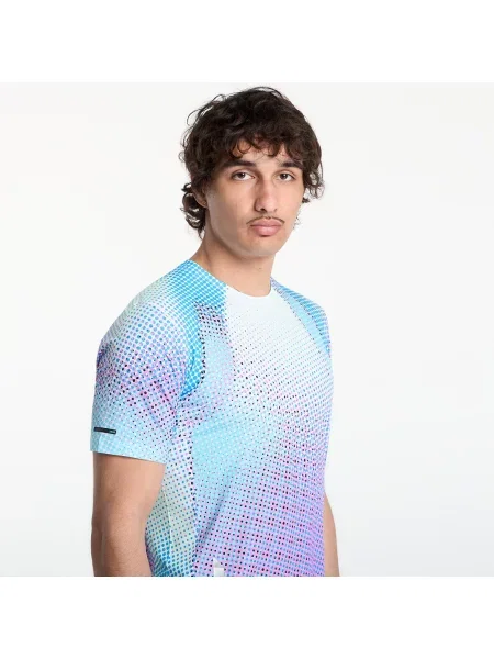 Tricou SOAR Printed Tech T Blue/ Magenta M albastru