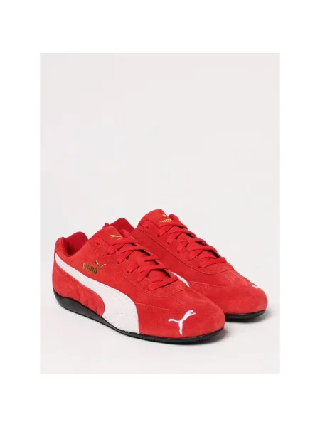 Sneakersy Puma Suede skórzane czerwone