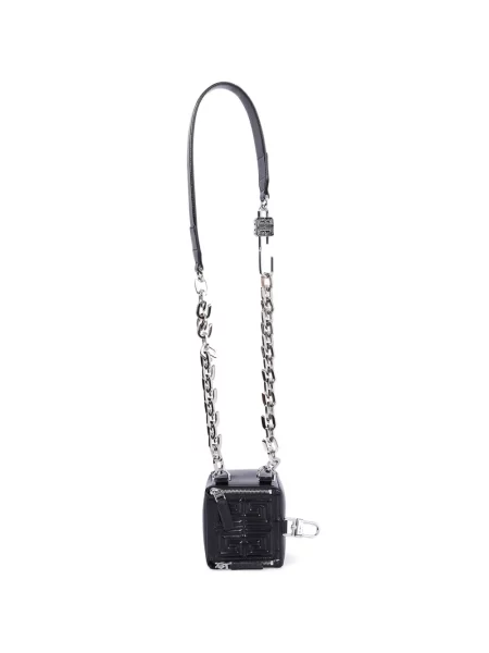 Kožna torbica Givenchy crna