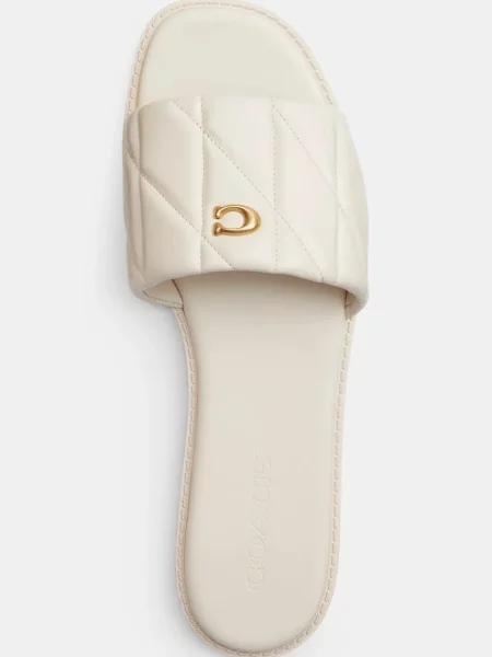 Кожаные шлепанцы Coach