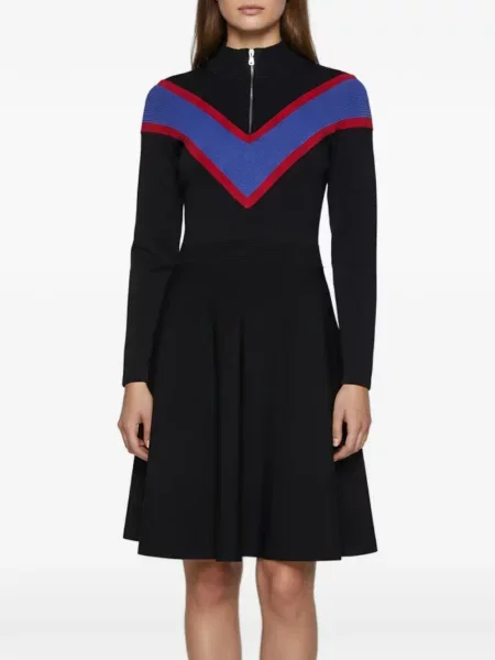 Rochie mini Sandro tricotate negru