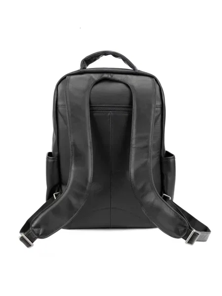 Кожаный повседневный рюкзак Royalbag черный