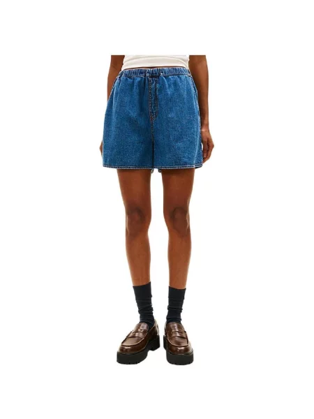 Tommy Jeans Pantaloni scurți de blugi albastru