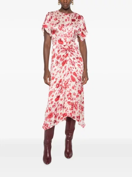 Rochie midi Isabel Marant cu model floral cu imagine