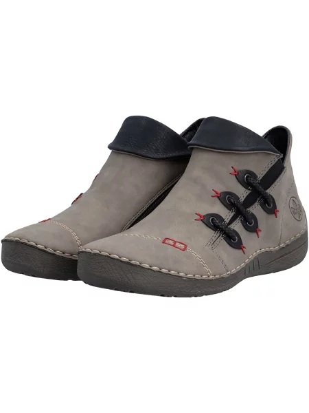 Pantofi Rieker gri