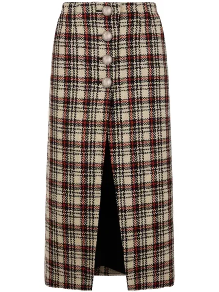 Fustă midi Rabanne până la genunchi