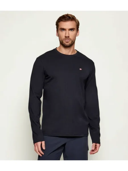 Tricou cu mânecă lungă Napapijri negru