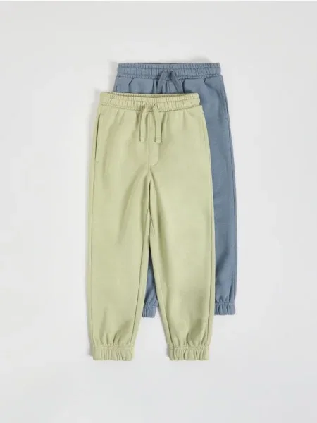 Reserved Set de 2 perechi de pantaloni din albastru