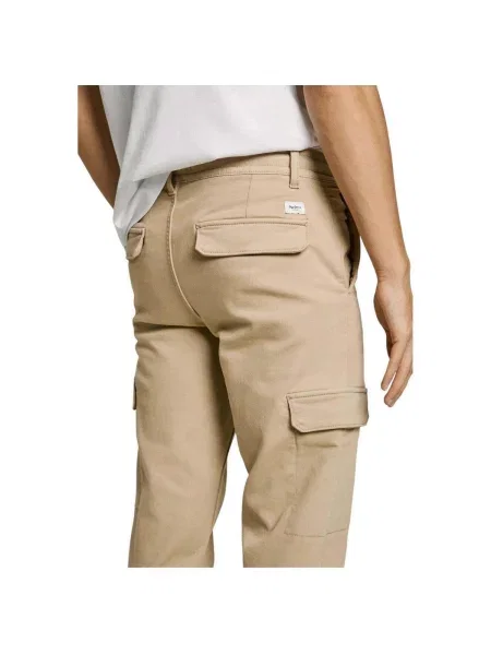 Kalhoty Pepe Jeans béžové